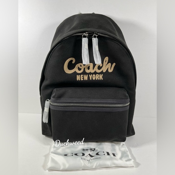 COACH Cargo Canvas Backpack ~NWT~ CAM76 Black